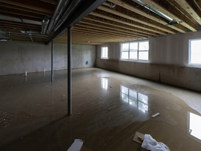 Hurricane Flooding in Basement