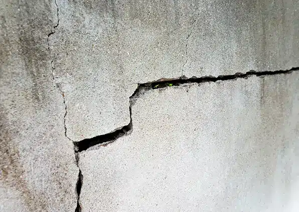 crack in foundation
