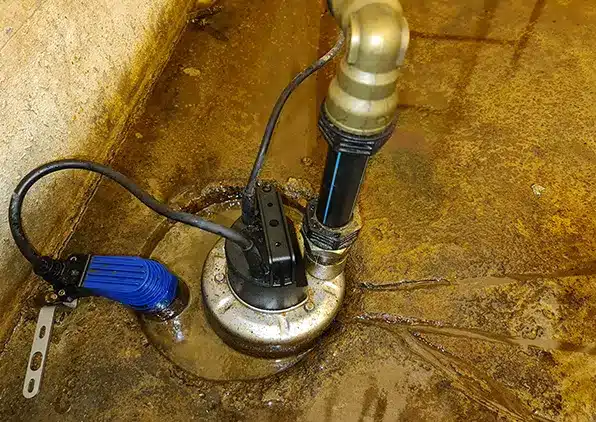 sump pump in basement