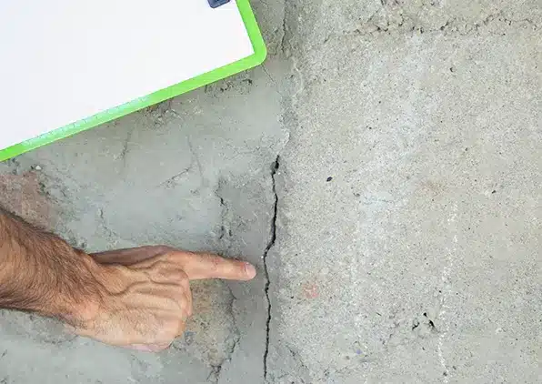 crack in foundation wall